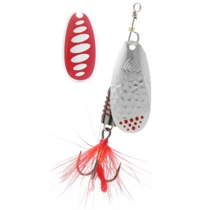 Lingurita Rotativa MIKADO Windmill Nr.2, Silver Red, 7g Lingurita Rotativa MIKADO Windmill Nr.2, Silver Red, 7g