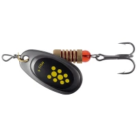 Lingurita Rotativa X-fish Dark Side, 6g, Nr.3, Nikel Black Lime, 1buc/pac