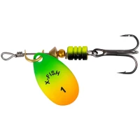 Lingurita Rotativa X-fish Fish Stark, 2.5g, Nr.1, Fire Tiger, 1buc/pac