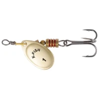 Lingurita Rotativa X-fish Fish Stark, 2.5g, Nr.1, Gold, 1buc/pac