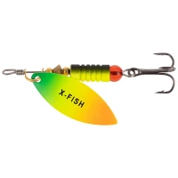 Lingurita Rotativa X-fish Rampage, 7g, Nr.2, Fire Tiger, 1buc/pac