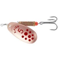Lingurita Rotativa X-fish Spike, 5.5g, Nr.3, Cooper, 1buc/pac