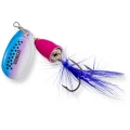 Lingurita Rotativa Zebco 10g Trophy Z-Vibe & Fly No. 4 pink body/silver rainbow/blue fly sinking Lingurita Rotativa Zebco 10g Trophy Z-Vibe & Fly No. 4 pink body/silver rainbow/blue fly sinking