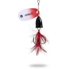 Lingurita Rotativa Zebco 5g Trophy Z-Vibe & Fly No. 2 black body/silver white-red/red fly sinking
