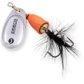 Lingurita Rotativa Zebco 8g Trophy Z-Vibe & Fly No. 3 orange body/silver/black fly sinking Lingurita Rotativa Zebco 8g Trophy Z-Vibe & Fly No. 3 orange body/silver/black fly sinking