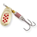 Lingurita Rotativa Zebco Trophy Z-Swirl Gold/Red Dots, Nr.5, 14g, Sinking