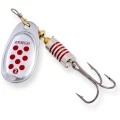 Lingurita Rotativa Zebco Trophy Z-Swirl Silver/Red Dots, Nr.2, 5g, Sinking