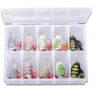 Set Lingurite Rotative SAVAGE GEAR Rotex Spinner, 2/2/5.5g, 10buc/pac