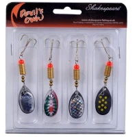 Set Naluci Shakespeare Devil's Own Spinner, 5cm, 16.5g, 4buc/pac
