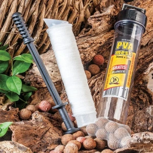 Kit Extra Carp Plasa Solubila PVA Mesh + Tija Compresie, 5m 34mm Kit Extra Carp Plasa Solubila PVA Mesh + Tija Compresie, 5m 34mm
