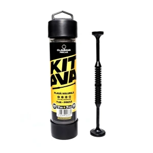 Kit Pva Sistem  Claumar Slow Melt 25mm/7m + 35mm/7m cu Tub + Plunger Kit Pva Sistem  Claumar Slow Melt 25mm/7m + 35mm/7m cu Tub + Plunger