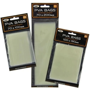 Pungi Solubile NGT Pva Bag, 70 x 200mm, 20buc/plic Pungi Solubile NGT Pva Bag, 70 x 200mm, 20buc/plic