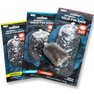 Pungi Solubile Nash Speedload PVA Bags Slow Melt, Small, 55x125mm