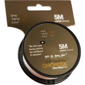 Rezerva ONE MORE CAST Refill Chopstix Pva Palasa Solubila, 37mm, 5m Rezerva ONE MORE CAST Refill Chopstix Pva Palasa Solubila, 37mm, 5m