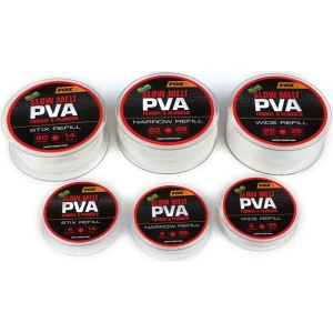 Rezerva Plasa Solubila Fox Edges Refil Slow Melt Stix, 14mm, 20m Rezerva Plasa Solubila Fox Edges Refil Slow Melt Stix, 14mm, 20m