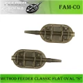 Method FEEDER ARENA Feeder Clasic Flat Oval S 28-75mm, 80g, 1buc/pac