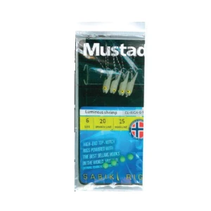 TAPARINA MUSTAD LUMINOUS SHRIMP NR.4 4BUC/PLIC