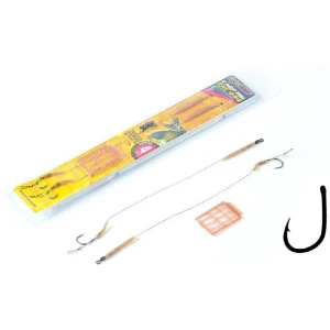 Carlige Legate Extra Carp Rigs 444+, 20cm, 25Lbs, Nr. 4, 2buc/pac Carlige Legate Extra Carp Rigs 444+, 20cm, 25Lbs, Nr. 4, 2buc/pac