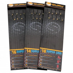 Carlige Legate GURU Super LWC Bait Band Rigs, Nr.12, 0.17mm/15cm, 8buc/pac Carlige Legate GURU Super LWC Bait Band Rigs, Nr.12, 0.17mm/15cm, 8buc/pac