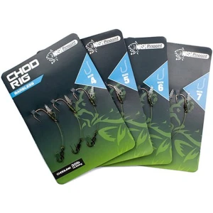 Carlige Legate NASH Chod Rig Barbless, Size 4, 3buc/pac