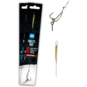 Carlige Legate Nash Multi Rig Barbed, 25lbs, nr.2, 1buc/plic Carlige Legate Nash Multi Rig Barbed, 25lbs, nr.2, 1buc/plic