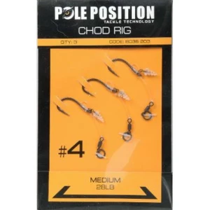 Carlige Legate Strategy Chod Rig Medium Nr.4