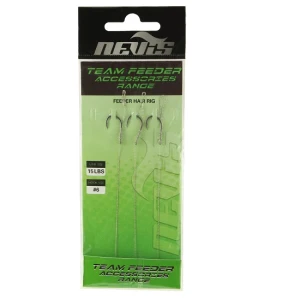 Forfac Feeder Cu Fir Textil Nevis cu Carlig nr.12 10LBS Forfac Feeder Cu Fir Textil Nevis cu Carlig nr.12 10LBS