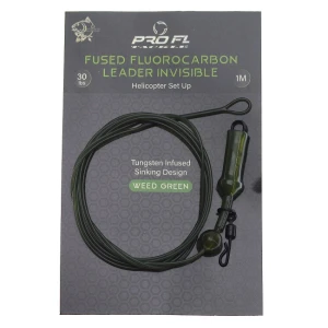 MONTURA PRO FL FUSED FLUOROCARBON LEADER HELICOPTER TUNGSTEN 30LB 1M