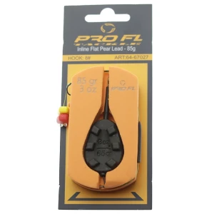 MONTURA PRO FL LEADCORE INLINE FLAT PEAR LEAD 85G CARLIG NR 4 MONTURA PRO FL LEADCORE INLINE FLAT PEAR LEAD 85G CARLIG NR 4