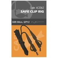 Montura Orange Safe Clip Rig, 50cm, 20kg, 2buc/plic Montura Orange Safe Clip Rig, 50cm, 20kg, 2buc/plic