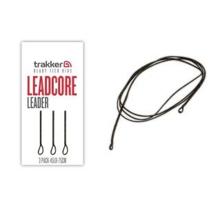 Montura TRAKKER Leadcore Leader, 75cm, 3buc/pac Montura TRAKKER Leadcore Leader, 75cm, 3buc/pac