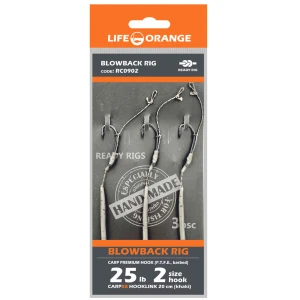 Rig Crap Blowback 04 Orange Series 9 No.4, 25lb, 3buc/pac Rig Crap Blowback 04 Orange Series 9 No.4, 25lb, 3buc/pac