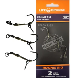 Rig Crap Ronnie Rig 06 Orange Series 7 No.6, 20lb, 3buc/pac