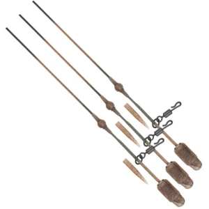 Segmente FOX Edges Naturals Heli Clip Rigs Leadcore, 50lbs, 3buc/pac