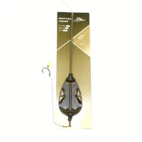 MONTURA FEEDER FL METHOD CU TIJA 40G CARLIG NR 10 SPIN 10MM CU PORUMB FLOTANT E G