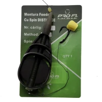 Montura Method Feeder Pro Fl Distance Cu Spin 7mm 60g Carlig Nr 8