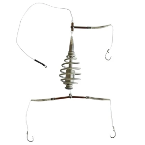 Montura Orange Crap cu Momitor Arcuit 40g si 3 Carlige Standard Nr.2