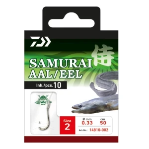 CARLIGE DAIWA SAMURAI EEL Nr.1 10BUC/PLIC CARLIGE DAIWA SAMURAI EEL Nr.1 10BUC/PLIC