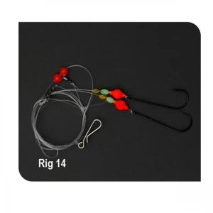 Carlige Montate DAM 14 Flounder Classic II No.2/0 75cm/30cm 0.55/0.35mm