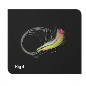 Carlige Montate DAM 4 Mackrel UV No.2/0 100cm/10cm 0.55/0.45mm Carlige Montate DAM 4 Mackrel UV No.2/0 100cm/10cm 0.55/0.45mm