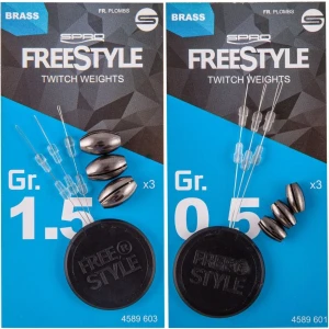 Kit Spro Freestyle Twitch Weights 1.50g 3buc/plic Kit Spro Freestyle Twitch Weights 1.50g 3buc/plic