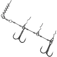 Montrura BKK Chain-21 Stinger Rig, Carlig nr.3/0 Spear 21 SS / 26-36cm