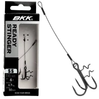 Montrura BKK Spear Stinger 7x7 Wire Zander Ready Stinger Rig, 5cm, 0.36mm, Nr.6, 7kg, 2buc/pac