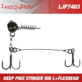 Montura Lucky John Deep Pike Stinger Rig L+Flexhead Nr.1/0, 10g, 1buc/pac Montura Lucky John Deep Pike Stinger Rig L+Flexhead Nr.1/0, 10g, 1buc/pac