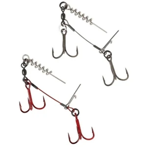 Montura SAVAGE GEAR Carbon Corkscrew Stinger, 28Kg, Nr.2-1/0, 2buc/pac