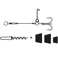 Montura VMC Belly Pike Rig, 5-10-15g