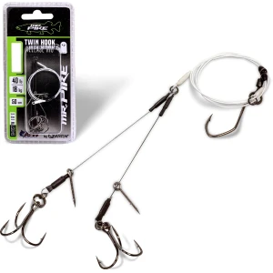 QUANTUM MR. PIKE GHOST TRACES BAIT-RELEASE-RIG WHITE  Carlig nr 4 50CM 1PCS