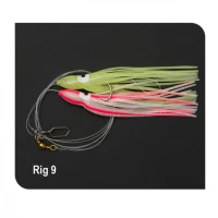 Carlige Montate Ron Thompson 9 Octopus II No.5/0 Glow Hokkai 120cm/6.5cm 0.60mm Carlige Montate Ron Thompson 9 Octopus II No.5/0 Glow Hokkai 120cm/6.5cm 0.60mm