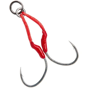Montura Somn SAVAGE GEAR Bloody Assist Hook SJ Double, Nr.3/0, 2buc/pac Montura Somn SAVAGE GEAR Bloody Assist Hook SJ Double, Nr.3/0, 2buc/pac
