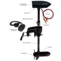 Motor BLACK CAT Battle Cat Electric Outboard Motor BC 2400